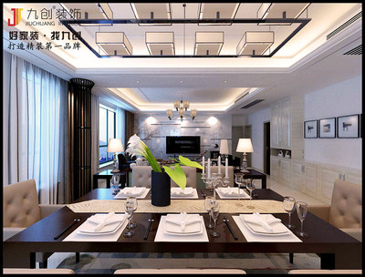 古典与现代的融合 淄博曦园别墅新中式风格装修设计全解析